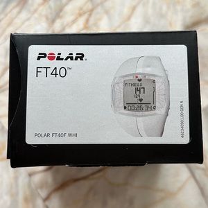 Polar FT40 Heart Rate Monitor with chest strap and brand new battery